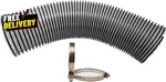 1SET 69860 41882 6" Lawn Vacuum Hose With 2PCS Clamp For Agri-fab. Fixed Price $72.28.