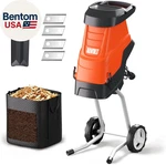 Electric Wood Chipper Shredder 15-AMP, 1.8" Cutting Capacity With 12 Gal Anti-bl. Fixed Price $207.71.