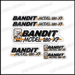Bandit 280XP Wood Chipper Sticker Decals. Fixed Price $121.16.