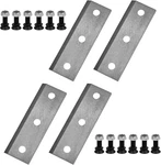 4 Pack Wood Chipper Shredder Blades Replacement For Landworks, Superhandy LCE12,. Fixed Price $48.42.