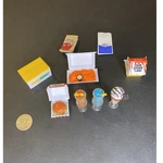 Subway White Castle Hard Rock Cafe Sonic Mini Fast Food Brands Mix Lot Of 9. Fixed Price $7.49.