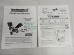 Operator Instruction Manual Fits Mtd Wood Chipper 462 Thru 465 Shredder. Fixed Price $24.99.