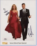Vanna White Ryan Seacrest Wheel Of Fortune Dual Signed 8X10 Photo Psa Dna Coa *3. Fixed Price $149.99.