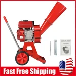 Electric Wood Chipper Shredder Mulcher Heavy Duty Gas Powered 212CC For Yard. Fixed Price $430.99.
