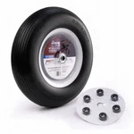 480/400-8 Rib Tread Flat-free Wheelbarrow & Garden Cart Wheel,universal HUB,16. Fixed Price $73.24.
