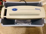Fellowes FS5 Paper Shredder Auto Start Reversible Adjustable Blue Waste Basket. Fixed Price $24.95.