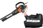 Worx Trivac 3 In Electric Leaf Blower/vacuum/mulcher WG512 600 Cfm. Fixed Price $148.96.