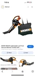 WG512 Worx Trivac Amp Electric 3-IN-1 Leaf Blower/mulcher/yard Vacuum. Fixed Price $99.99.