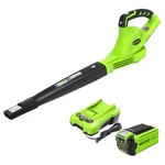 Greenworks 40V 150MPH Cordless Leaf Blower Sweeper W/ 2AH Battery And Charger. Fixed Price $109.49.