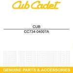 Cub Cadet 734-04007A Complete Wheel CSV061 CSV060K. Fixed Price $43.56.