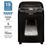 Fellowes Powershred 15-SHEET Cross-cut Home Office Paper Shredder. Fixed Price $149.00.