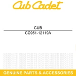 Cub Cadet 951-12119A Carburetor Kit Major Vu V0B Tu T0B Rt LS27CC L0 JS1150. Fixed Price $54.20.