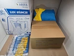 Action Air Bounce House With Blower For Indoor/outdoor Ages 3-4 Open Box. Fixed Price $159.99.