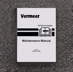 Vermeer 935BC Brush Chipper Maintenance Manual. Fixed Price $125.50.