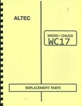 Altec/woodchuck WC17 Brush Chipper Parts Manual. Fixed Price $26.99.