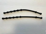 Two (2) Strike Master Ice Auger Blade Guard Rubber Straps No Package. Fixed Price $13.00.