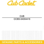 Cub Cadet BS-84004416 Fuel Cap SC300B SC900 Mowers. Fixed Price $19.95.