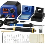 Vevor Wood Burning Kit Dual Pens Lcd Display Adjustable Temp 250 700 Pyrograph. Fixed Price $72.99.