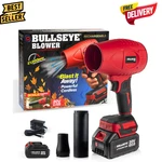Bullseye Blower Cordless Leaf Dust 21000RPM, With 20V Battery And Charger. Fixed Price $64.99.