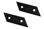 X 10.4 Cm Pull Blades For Al-ko Shredders 325967, 517828, 13270541, H1600.... Fixed Price $15.86.