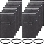 Craftsman Wet/dry Filter Bags 12 Pack + 4 Bands For 2.5 Gal Vacuums 38737. Fixed Price $13.83.
