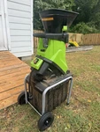Earthwise Corded Electric Garden Mulcher/shredder Circuit Breaker Green. Fixed Price $82.67.