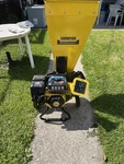Champion Power Equipment 224CC 2-STROKE Gas 2-IN-1 Upright Wood Chipper Shredder. Fixed Price $350.00.
