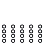 Oil Drain Plug Gasket Replace OEM#12616850,SEALABILITY M14/20PCS. Fixed Price $8.28.