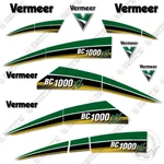 Fits Vermeer Tier 4I Gas Brush Chipper Decal Kit. Fixed Price $224.95.