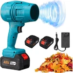 Cordless Leaf Blower 580CFM/160MPH & Speed Levels Electric W/2 Batteries 4.0AH. Fixed Price $32.99.