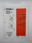 Crary Bear Cat 73554 755274 5" Chipper Owner's Manual. Fixed Price $39.99.