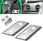 Durable Serrated Garden Shredder Blades Kit - Perfect For Eco ES1600 & Mcculloch. Fixed Price $21.99.