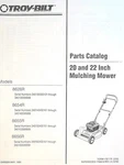 Troy-bilt Walk-behind Mulching Mower 8628R 8654R 8655R 8656 Parts Catalog Manual. Fixed Price $42.46.
