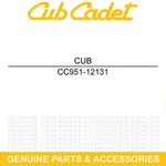 Cub Cadet 951-12131 Primer Bracket Vu VT100 V0B Tu T0B Rt Lu LS27CC LS25CC L0. Fixed Price $18.41.