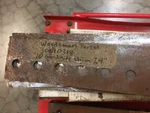 Terex Woodsman Simonds 24"X10GA Chipper Knife Shim: 730,2018,12X,15X,18X. Fixed Price $39.95.