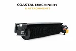 Wolverine Skid Steer Angle Broom Sweeper Heavy Duty Attachment W/poly Brush. Fixed Price $2549.15.
