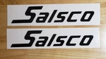 Salsco Paver Chipper Greens Mower Roller Black 16" Vinyl Decals Stickers (2). Fixed Price $37.81.