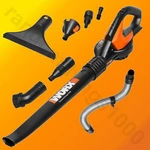 Worx WG545.4 Air Blower 20V Cordless + Attachments & Bag No Battery Charger. Fixed Price $120.00.