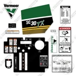 Fits Vermeer SC30TX Stump Grinder Decal Kit - 7 Year Outdoor 3M Vinyl!. Fixed Price $124.95.