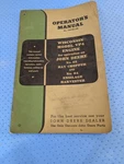 Factory John Deere Operators Manual Wisconsin Model VP4 Engine No 62 Hay Chopper. Fixed Price $12.00.