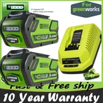 6.0AH 29472 For Greenworks Lithium G-max Battery /charger 29462 24312. Fixed Price $76.00.